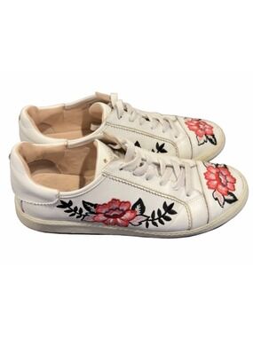 Kate Spade New York Everhart Embroidered Leather Sneakers size 7